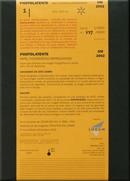 Sobre Photolatente, Oscar Molina